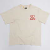 T-Shirt Cream & Red Logo