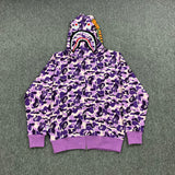 Hoodie Camo White & Light Purple