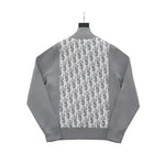 Zip-Up Crewneck Grey & Monogram