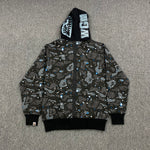 Hoodie Glow In The Dark Black & White 2.0