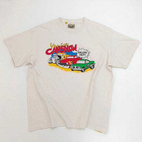 T-Shirt Cream & Car Logo 2.0