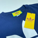 T-Shirt Collab Blu Doppio Logo