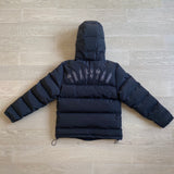 Down Jacket Black Mini Front Logo & Back Logo