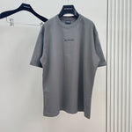 T-Shirt Grigio Scuro &amp; Loghi Ricamati