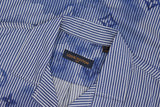 Shirt Blue & White Stripes