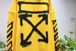 Hoodie Spray Paint Yellow 2021