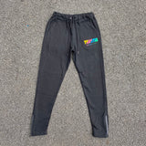 Full Tracksuit Black & Rainbow Embroidered Logo