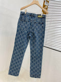 Jeans blu e monogramma 2023