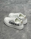 Sneakers White & Black Side Logo