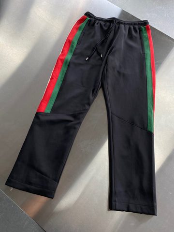 Joggers Black & Colorful Stripes