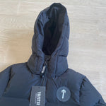 Down Jacket Black Mini Front Logo & Back Logo