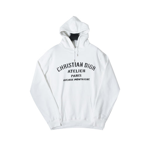 Hoodie White Atelier