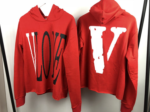 Hoodie Red Classic Logo