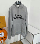 Hoodie Grey & Spray Logo