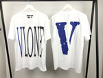 T-Shirt Blu Logo Nera e Bianca