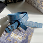 Cintura Completa Monogram Blu