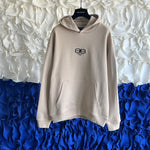 Hoodie Sand & Embroidered Logo Arms Chest 2023