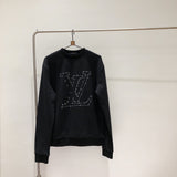 Crewneck Black & Embroidered Big Logo