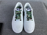 Sneakers White & Camo Logo