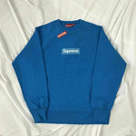 Girocollo Box Logo (AI18) Blu reale brillante