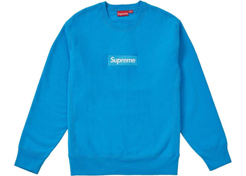 Box Logo Crewneck (FW18) Bright Royal Blue